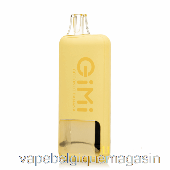 Vape Juice Flum Gimi 8500 Banane De Noix De Coco Jetable Intelligente